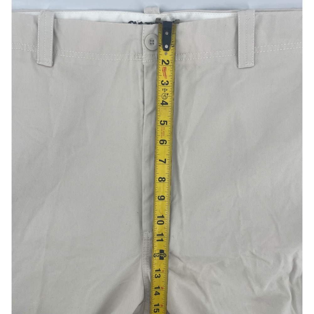 Roundtree & Yorke Cargo Shorts Men 48 Tall Tan Washed Utility Cotton Outdoor New - Picture 7 of 8
